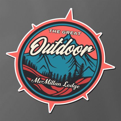 Custom 5" x 5" Vinyl Die Cut Sticker 6 mil Custom 5" x 5" Vinyl Die Cut Sticker 6 mil