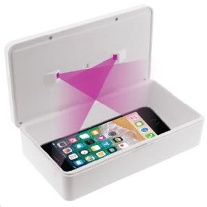 Custom Smartphone UV-C Sanitizer with Wireless Charger - Open Box