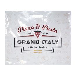 Custom Digital Full Color White 1-Sided Plastic Bag - 18" x 15" Custom Digital Full Color White 1-Sided Plastic Bag - 18" x 15"