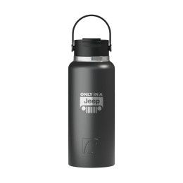 Custom RTIC 32 oz Outback Bottle (Ceramic Lining) - Black 