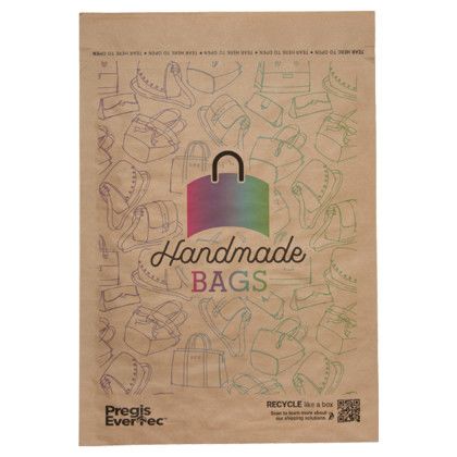 Custom Full Color Cushioned Natural Paper Mailer - 12" x 15"