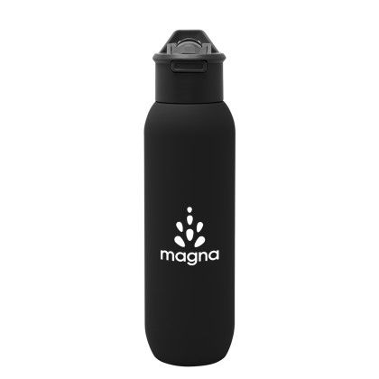 Custom 20 Oz. Hydrus Recycled Stainless Steel Bottle - Black Custom 20 Oz. Hydrus Recycled Stainless Steel Bottle - Black