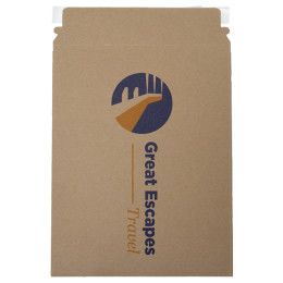 Custom Full Color StayFlat Natural Paper Mailers - 7" x 9"