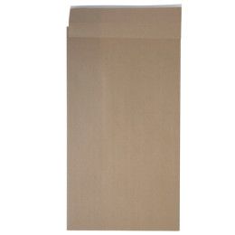 Custom One Color Dura-Bag Expandable Natural Paper Mailer - 10.5" x 19" x 3.75"