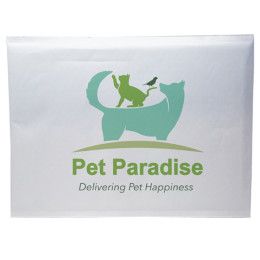 Custom Full Color White Paper Bubble Mailer - 10.5" x 16"