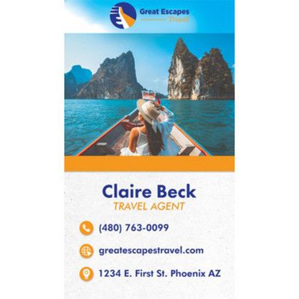 Custom Business Card Value Magnet (2" x 3.5") - Front View Custom Business Card Value Magnet (2" x 3.5") - Front View