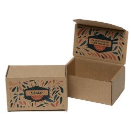 Custom One Color White Display Mailer Box w/2 Sided Imprint - 10" x 7" x 4"