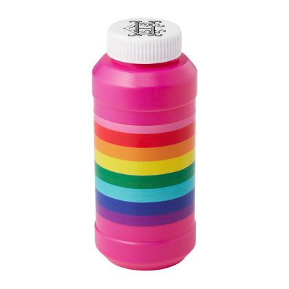 Custom 8 oz. Pride Bubbles Imprinted on Cap - Pink 