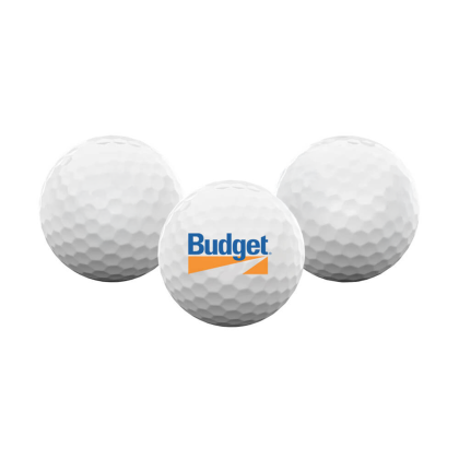 Custom Callaway Warbird Golf Ball Sleeve - White Front View 