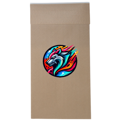 Custom Full Color Dura-Bag Expandable Natural Paper Mailer - 9.5" x 16" x 3"