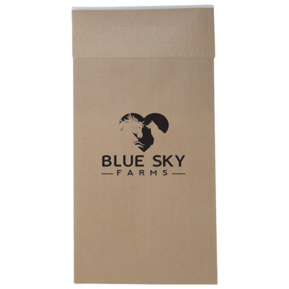 Custom One Color Dura-Bag Expandable Natural Paper Mailer - 10.5" x 19" x 3.75"