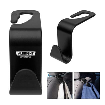 Custom RABS Auto Headrest Multi-Purpose Hook - Black Custom RABS Auto Headrest Multi-Purpose Hook - Black