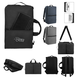 Custom Sophie 3-In-1 Convertible RPET Backpack - All Colors 