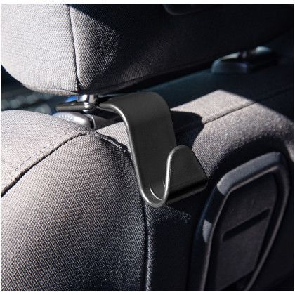 Custom RABS Auto Headrest Multi-Purpose Hook - Black Lifestyle View Custom RABS Auto Headrest Multi-Purpose Hook - Black Lifestyle View