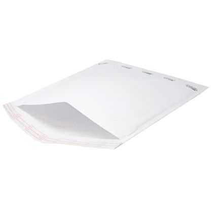 Custom Full Color White Paper Bubble Mailer - 10.5" x 16" - Open View 
