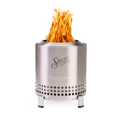 Custom Solo Stove Mesa XL Tabletop Smokeless Fire Pit - Silver Custom Solo Stove Mesa XL Tabletop Smokeless Fire Pit - Silver