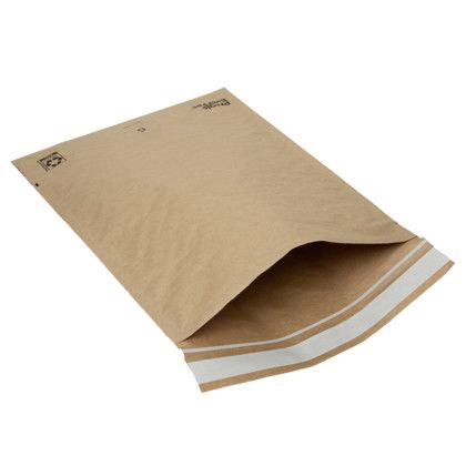 Custom Full Color Cushioned Natural Paper Mailer - 14" x 18" - Open View 