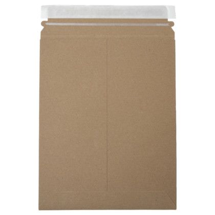 Custom Full Color StayFlat Natural Paper Mailers - 7" x 9" - Back View 