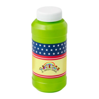 Custom 8 oz. Patriotic Bubbles with Full-Color Digital Label - Lime Green Custom 8 oz. Patriotic Bubbles with Full-Color Digital Label - Lime Green