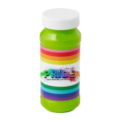 Custom 4 oz. Pride Bubbles with Full-Color Digital Label - Lime Green 