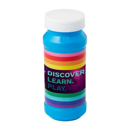 Custom 4 oz. Pride Bubbles with Full-Color Digital Label - Blue 