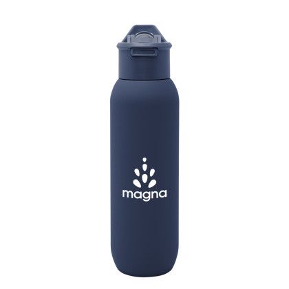 Custom 20 Oz. Hydrus Recycled Stainless Steel Bottle - Navy Custom 20 Oz. Hydrus Recycled Stainless Steel Bottle - Navy