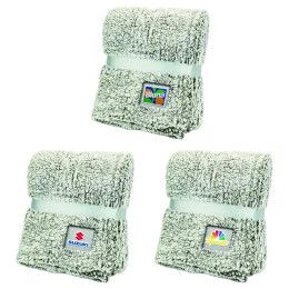 Custom Iced Sherpa Blanket - Gray