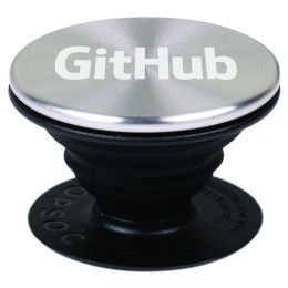 Custom PopSockets PopGrip Backspin - Silver