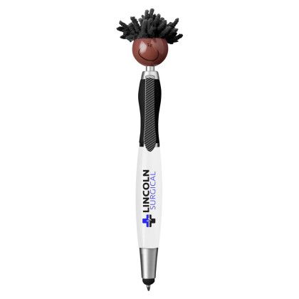 Custom MopToppers Multicultural Screen Cleaner With Stylus Pen - Black