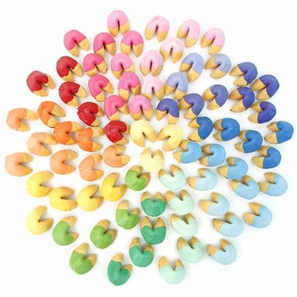 Custom Chocolate Covered Fortune Cookies - Traditional - All Color