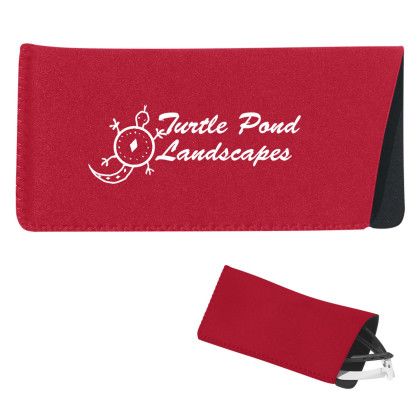 Custom Neoprene Eyeglass/Sunglass Case - Red