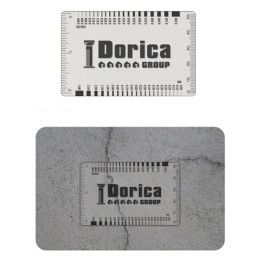 Custom Concrete Crack Ruler - Clear