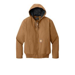Custom Carhartt Washed Duck Active Jac. - Carhartt Brown 