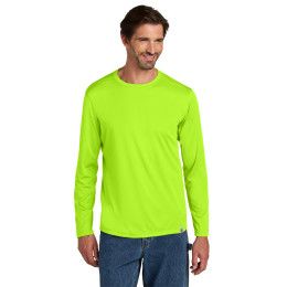 Custom Carhartt Force Sun Defender Long Sleeve T-Shirt - Brite Lime Front view