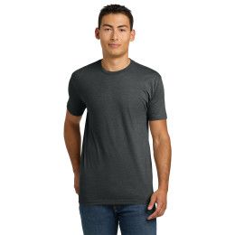 Custom Next Level Apparel Adult CVC Tee - Charcoal Front View 