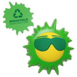 Custom Cool Sun Stress Reliever - Green Custom Cool Sun Stress Reliever - Green