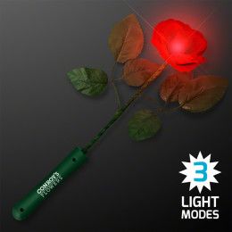 Custom LED Red Rose - Red