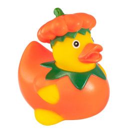 Custom Pumpkin Rubber Duck