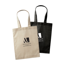 Custom Small 4 oz. Cotton Canvas Gift Bags - All Colors 