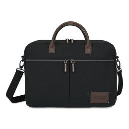 Custom Heritage Supply Co. Legacy Laptop Portfolio - Black Front view