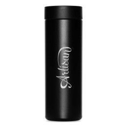 Custom MiiR Vacuum Insulated 360 Traveler - 16 oz - Black