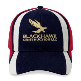 Custom Merrimack Hat Co. Patriot Victory Hat - Red/White/Blue Front view