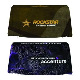 Custom Drape 4ft Table Cloth - White