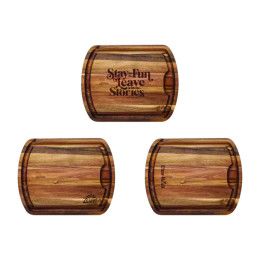 Custom Rock and Branch Acacia Carver Board