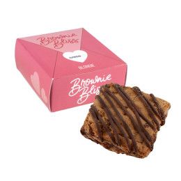 Custom Brownie Bliss Box - Blondie with Dark Chocolate Drizzle Gourmet Brownie