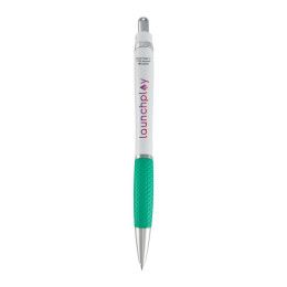 Custom Pivot Color Accent Recycled Gel Pen - Green