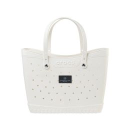 Custom Crocs Classic Large Tote - White/Black Custom Crocs Classic Large Tote - White/Black