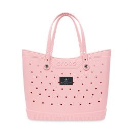 Custom Crocs Classic Large Tote - Powder Pink/Black Custom Crocs Classic Large Tote - Powder Pink/Black