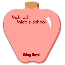 Custom 3"x3" Apple Sticky Notes - 25 Sheets-4 Color FREE - Arrow