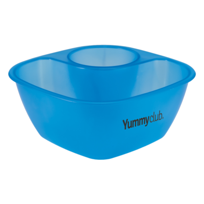 Custom Dip-It Snack Bowl - Translucent Blue Custom Dip-It Snack Bowl - Translucent Blue